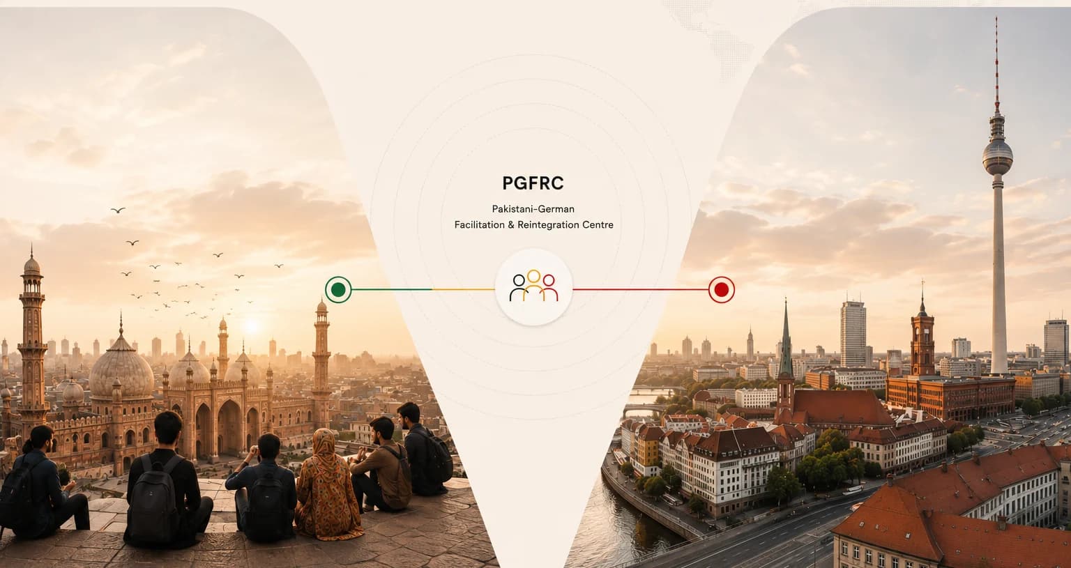 The Pakistani-German Facilitation & Reintegration Centre (PGFRC) as an institutional bridge connecting Pakistan and Germany.