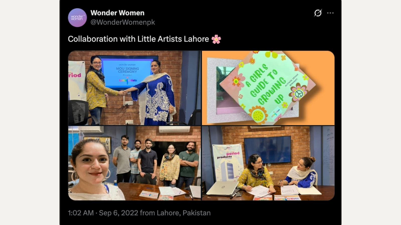 Collaboration with Little Artists Lahore 🎨